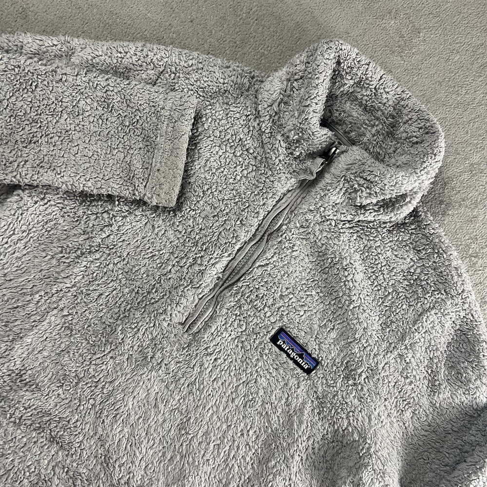 Patagonia Womens Los Gatos 1/4 Zip Fleece High Deep Pile Jacket Sweatshirt XS